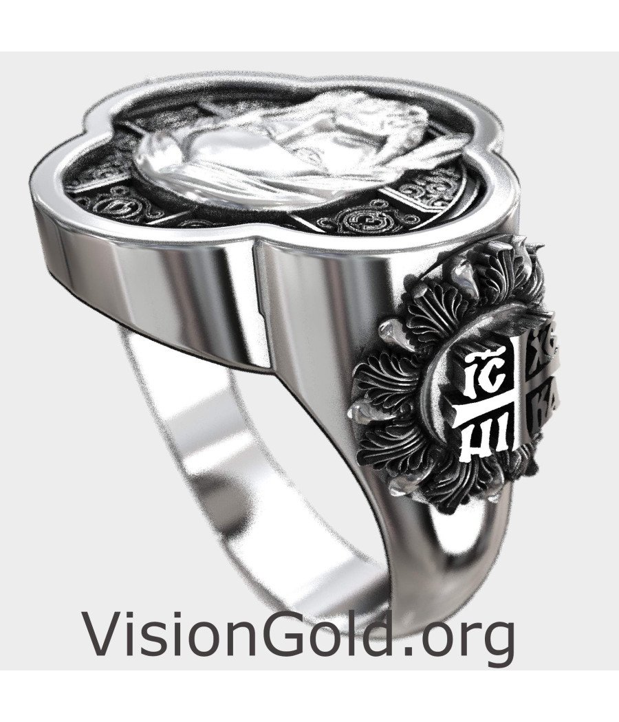 Signet Jesus Christ Ring for Men 0946L