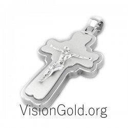 Βαπτιστικός Ανδρικός Σταυρός 0003