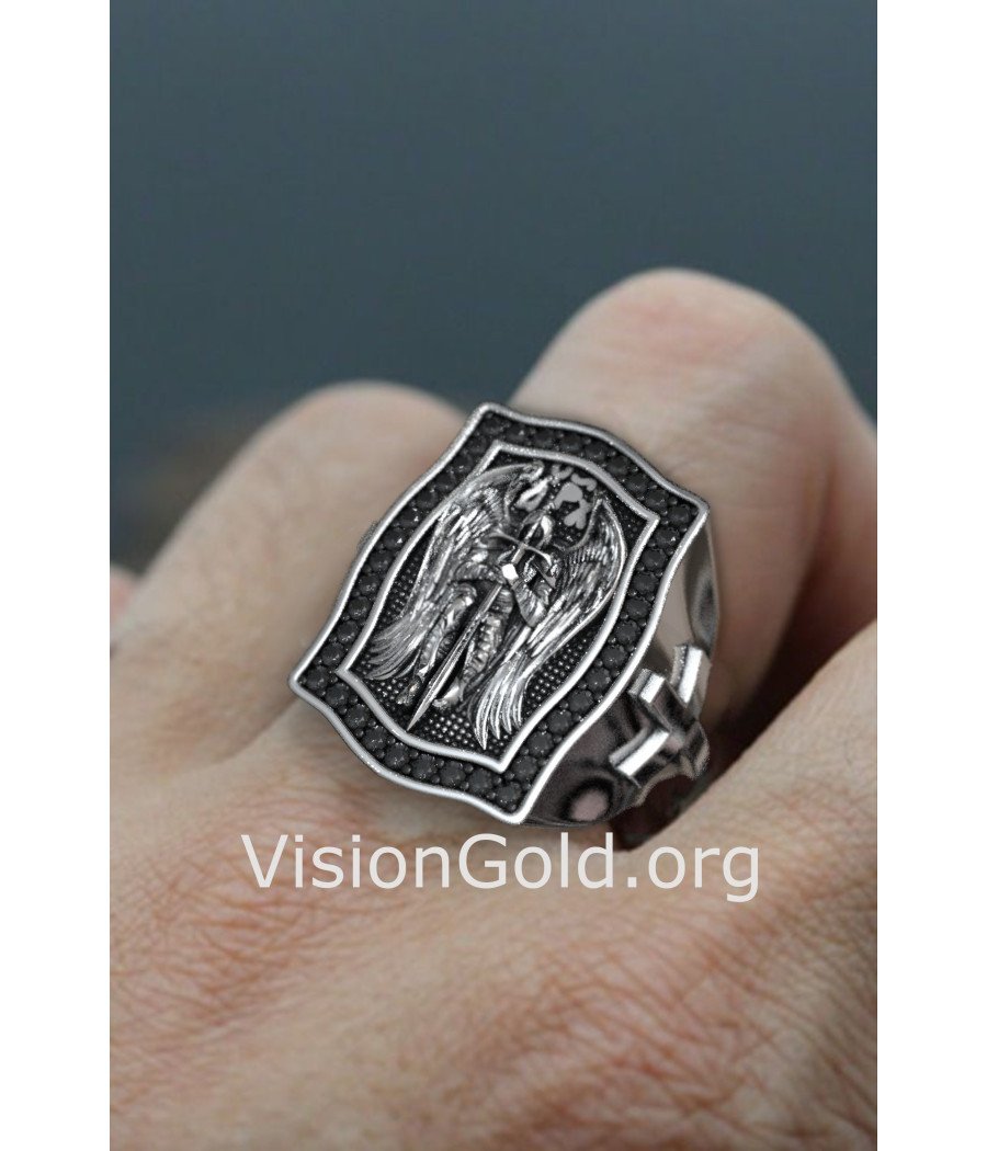 Bague Catholic Guardian Saint Michael 0948