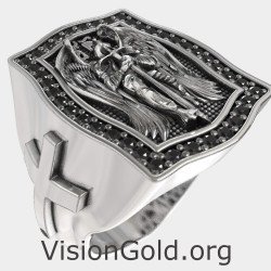 Bague Catholic Guardian Saint Michael 0948