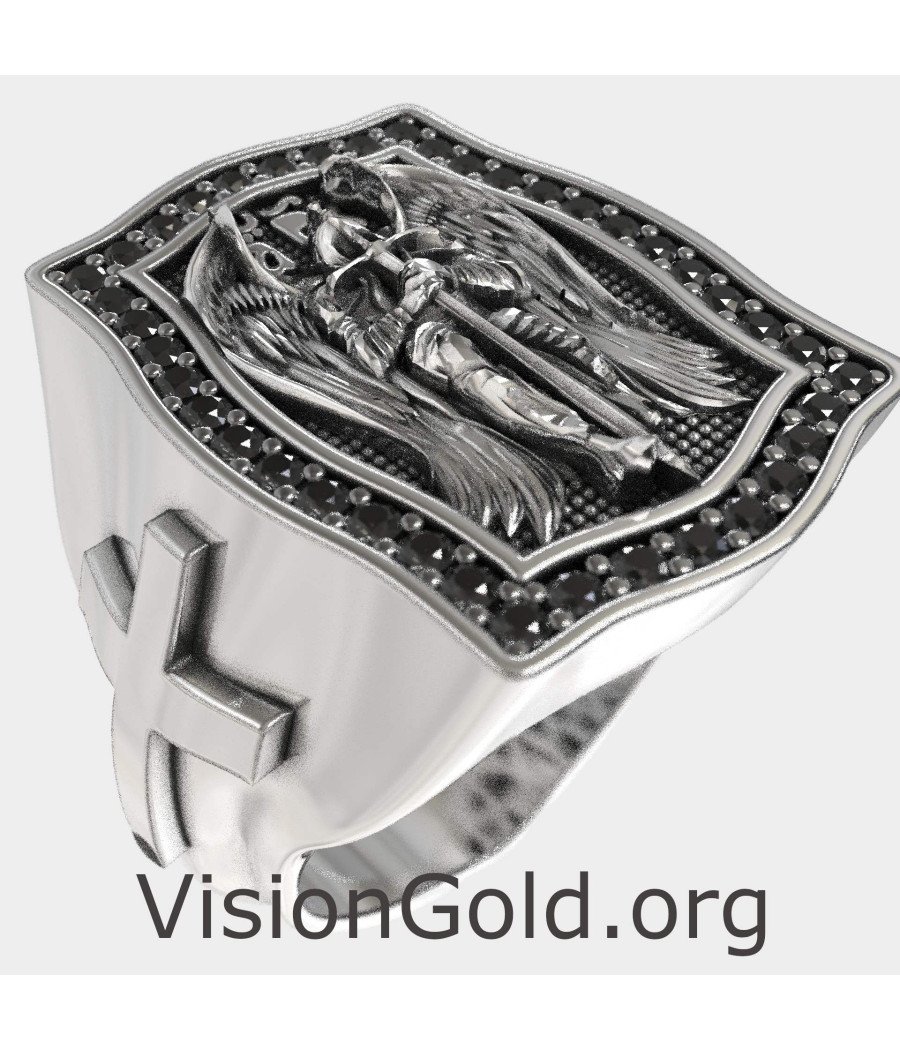 Bague Catholic Guardian Saint Michael 0948