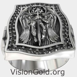 Bague Catholic Guardian Saint Michael 0948