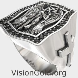 Bague Catholic Guardian Saint Michael 0948