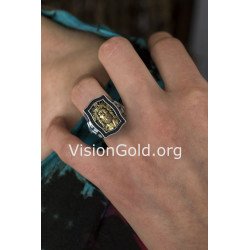 Christian Signet Ring for Men 0949K