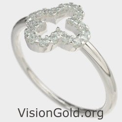 Gold Cross Ring For Women 0081L