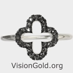 Elegant Cross Ring 0081LMP