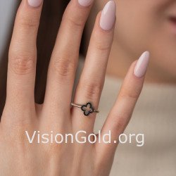 Anillo Religioso Cruz Dainty 0081RMP