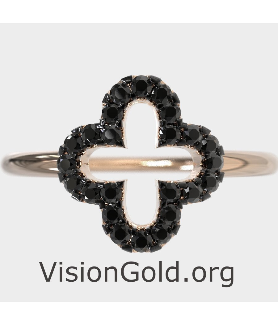 Dainty Cross Religious Ring 0081RMP