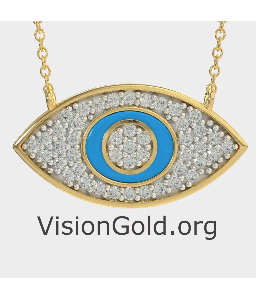 Exquisite Evil Eye-Anhänger 0214K