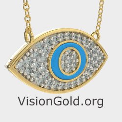 Exquisite Evil Eye-Anhänger 0214K