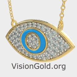 Exquisite Evil Eye-Anhänger 0214K