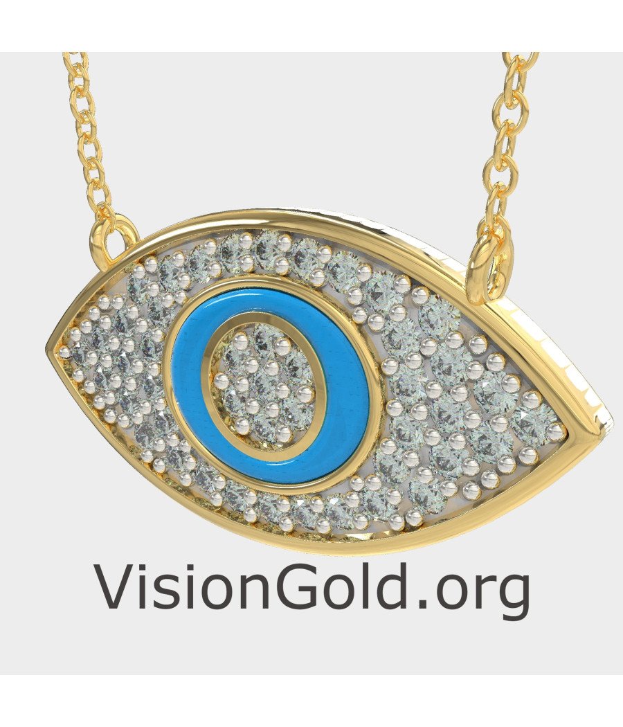 Exquisite Evil Eye-Anhänger 0214K