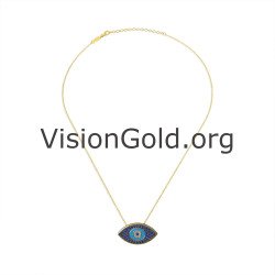 Γυναικείο Κολιέ Μάτι 0214KMPPTS