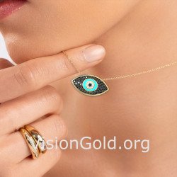 Timeless Beauty Evil Eye Pendant 0214KMPTS