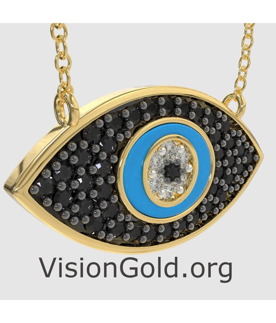 Beauté intemporelle Pendentif oeil maléfique 0214KMPTS