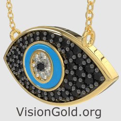 Timeless Beauty Evil Eye Pendant 0214KMPTS