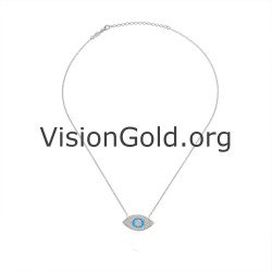 Collier superposé Oeil maléfique 0214L