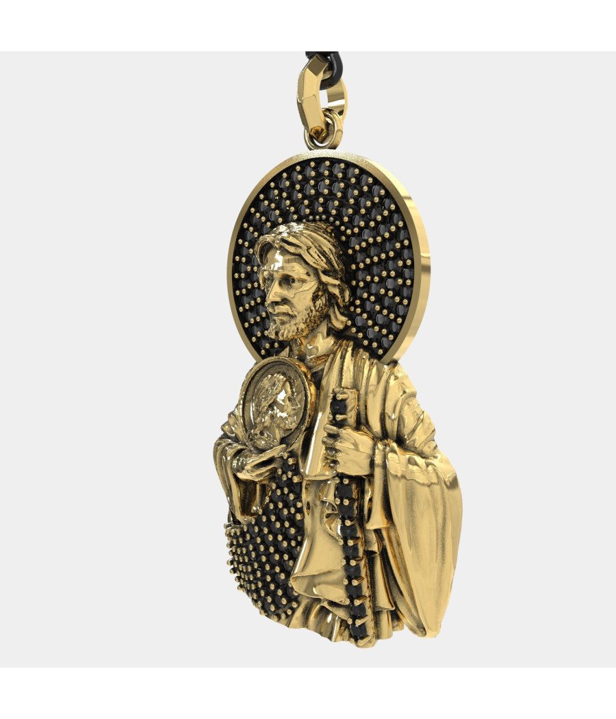 Saint Jude Pray For Us Handmade Pendant Necklace 0463KMP