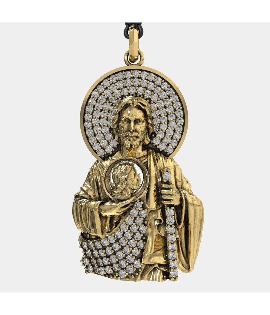 Luxury St. Jude Taddeus Pendant 0463KLP