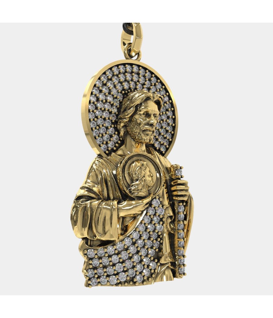 Colgante de lujo San Judas Tadeo 0463KLP