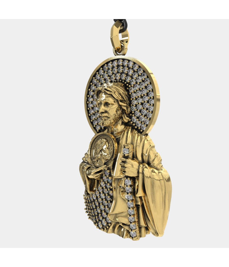 Luxury St. Jude Taddeus Pendant 0463KLP