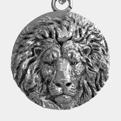Collar colgante de león para hombre 0437