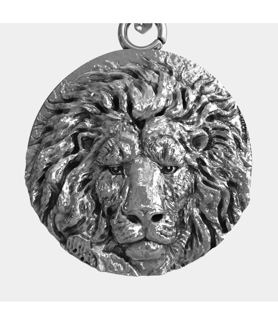 Collar colgante de león para hombre 0437