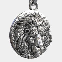 Collar colgante de león para hombre 0437