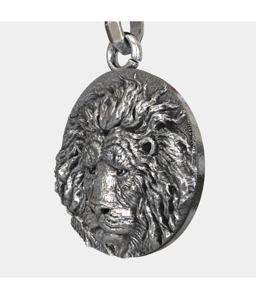 Collar colgante de león para hombre 0437