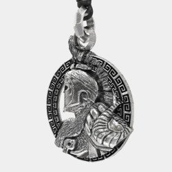 Griechischer Krieger Helm Halskette - Ehemann Geschenk 0443