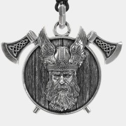 Thor Vikingo Colgante de Plata Norse Thors Martillo Hacha Collar 0445