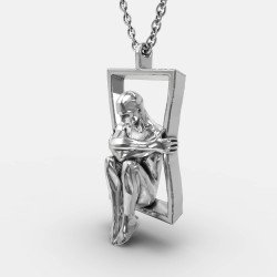 Collar de plata Man In The Ledge 0139