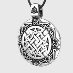 Vintage Celtic Knot Anhänger Halskette 0017