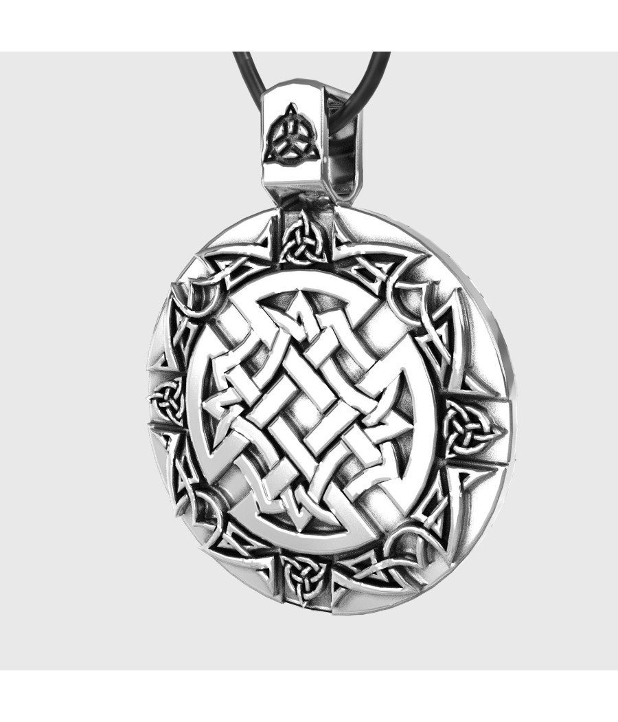 Vintage Celtic Knot Anhänger Halskette 0017