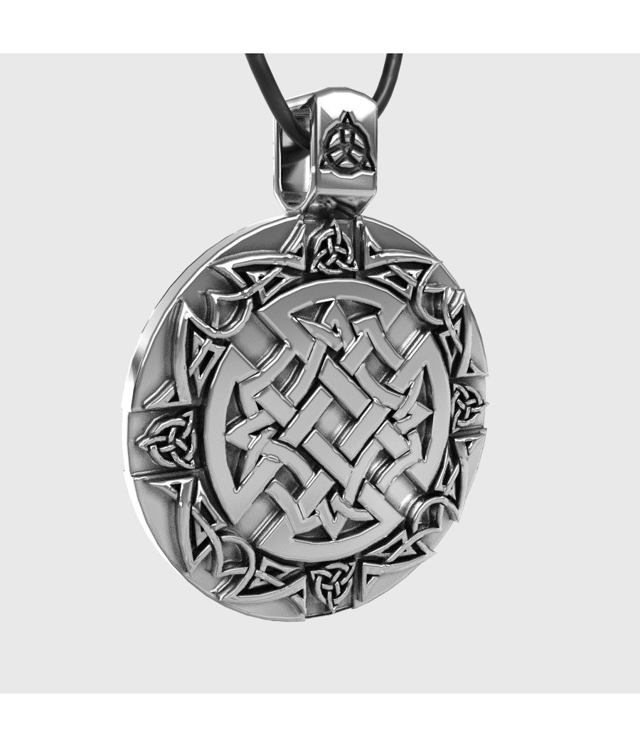 Vintage Celtic Knot Anhänger Halskette 0017