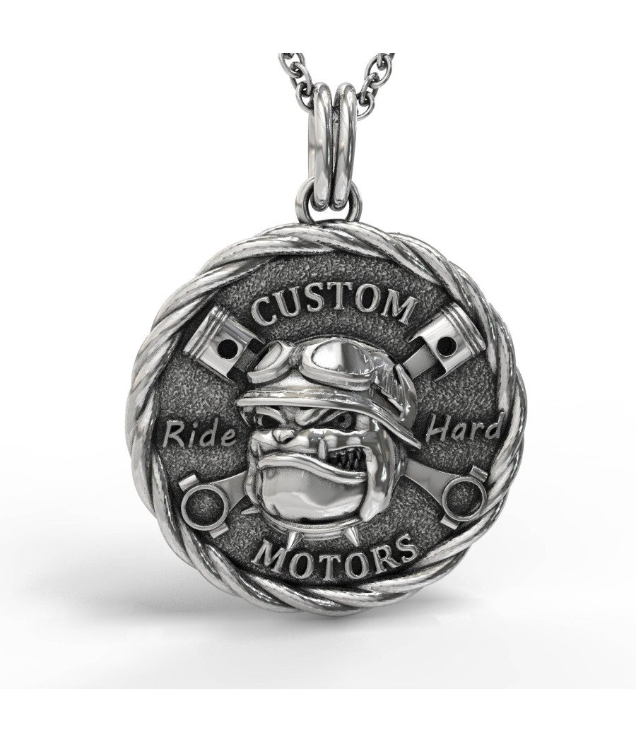 Collier Motor Club en argent 0395