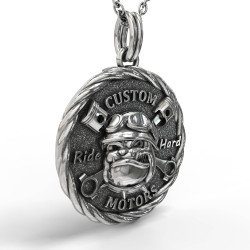 Collier Motor Club en argent 0395