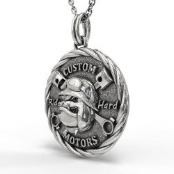 Collier Motor Club en argent 0395