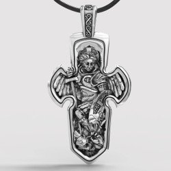 Saint Michael the Archangel Cross Pendant 0412