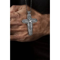 Men's Necklace Jesus Cross Pendant Necklace 0379