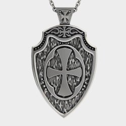 Collier en argent Saint Michel Archange 0376