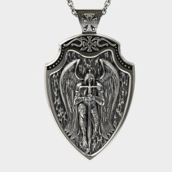 Collier en argent Saint Michel Archange 0376