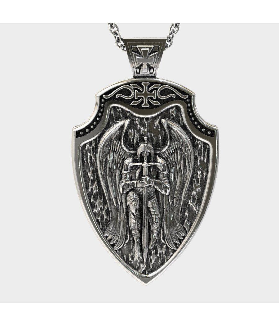 Collier en argent Saint Michel Archange 0376