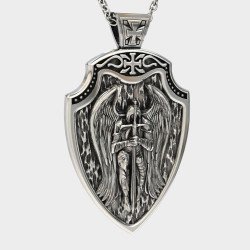 Collier en argent Saint Michel Archange 0376