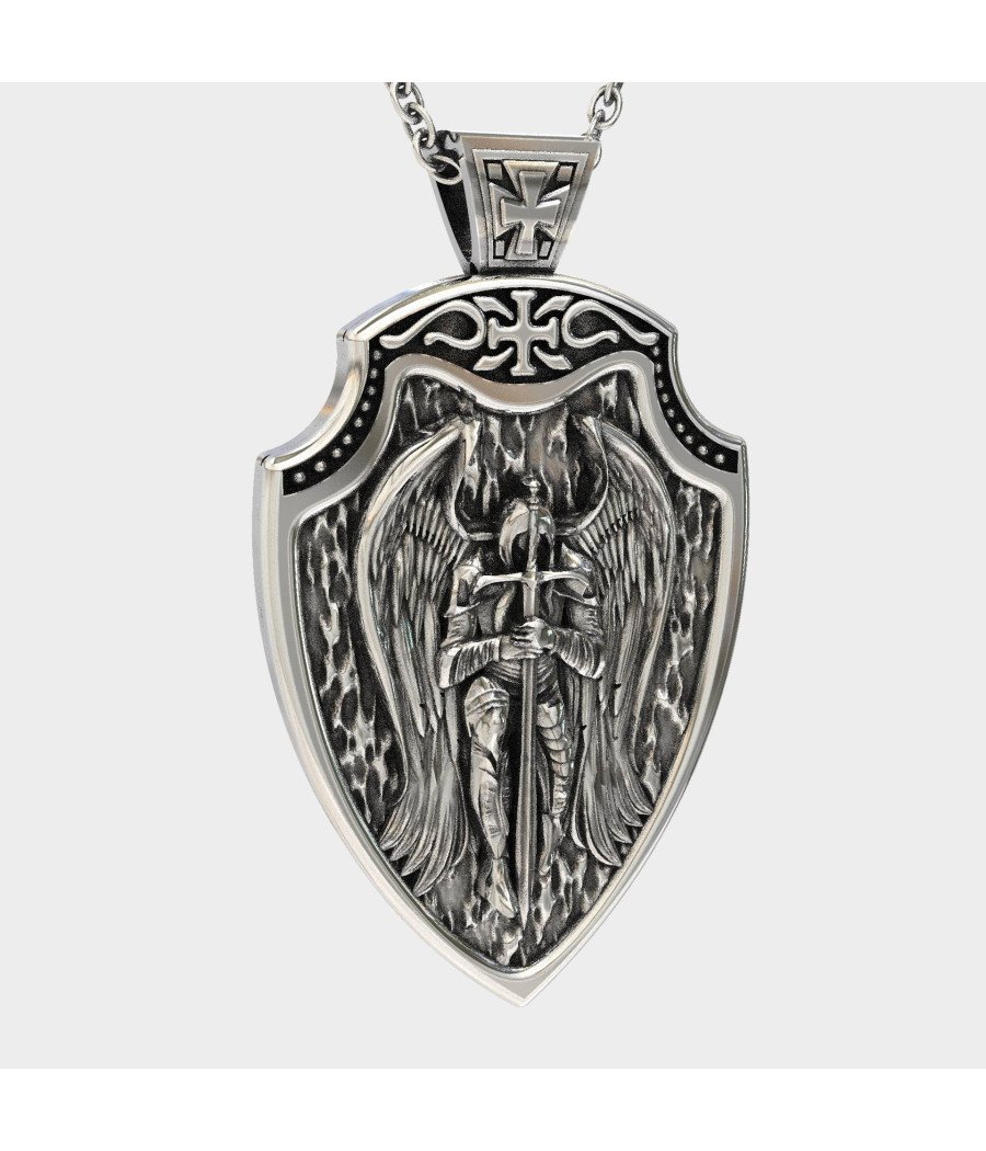 Collier en argent Saint Michel Archange 0376