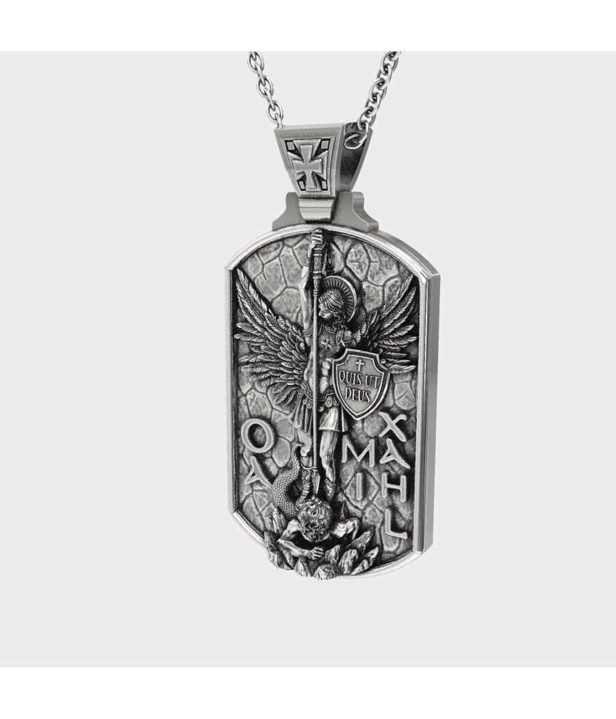 St Michael Pendant Medallion Neckless Commander of God's Armies