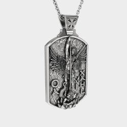 St Michael Pendant Medallion Neckless Commander of God's Armies