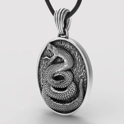 Premium Hommes Pendentif Serpent 0371