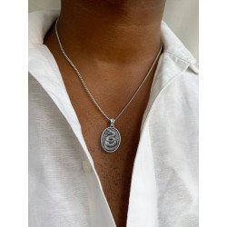 Premium Hommes Pendentif Serpent 0371