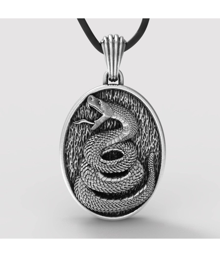 Premium Hommes Pendentif Serpent 0371
